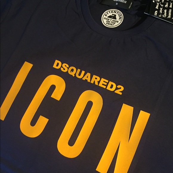 dsquared icon t shirt blue